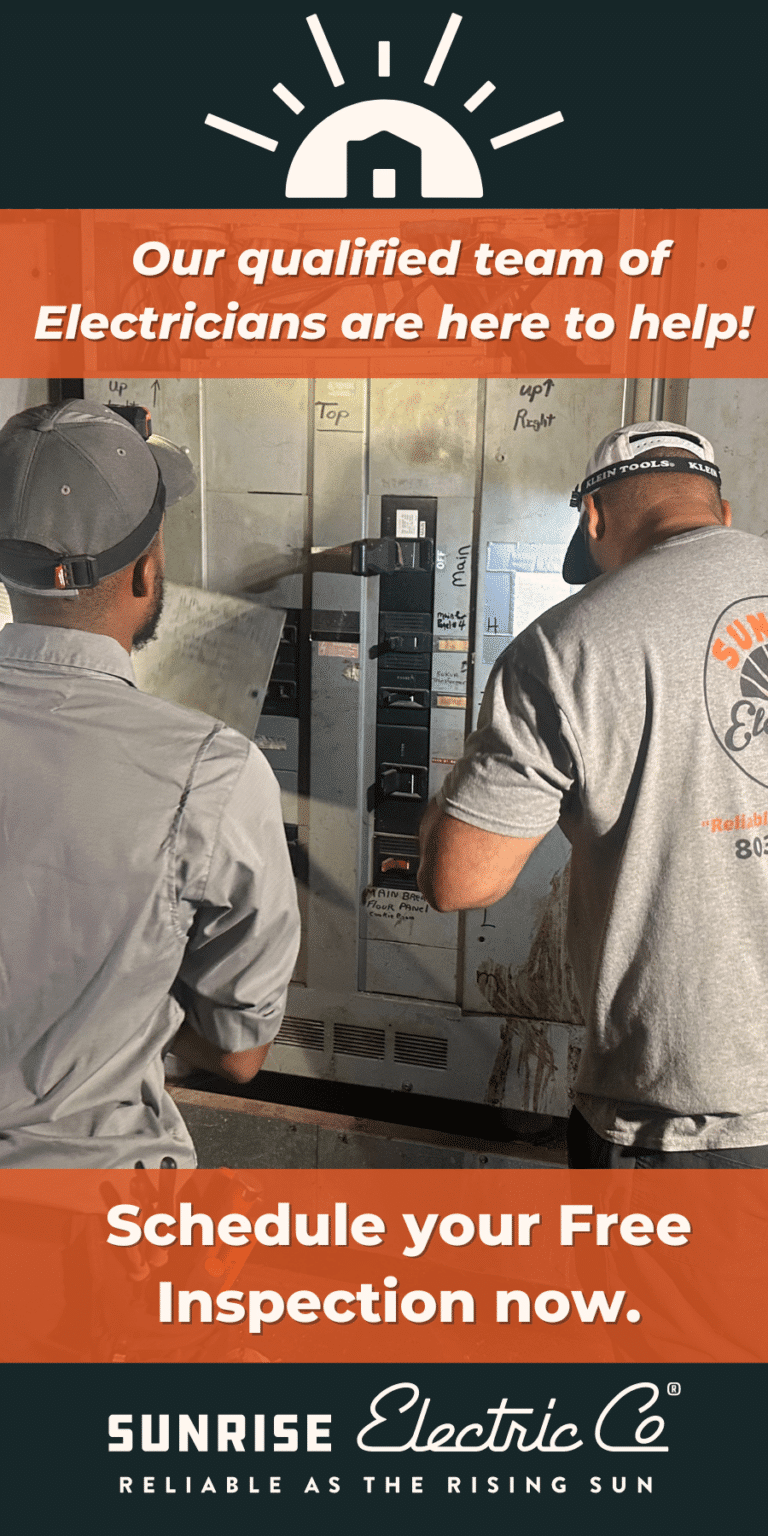 schedule an inspection with Sunrise Electric